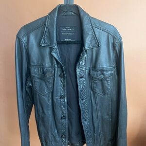 ALL SAINTS leather shirt